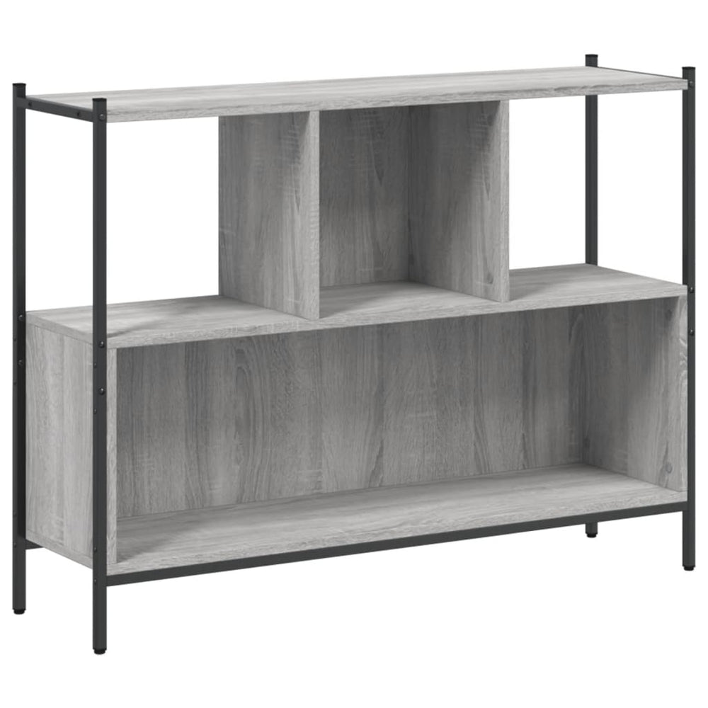 vidaXL Bibliothèque gris sonoma 102x28x77,5 cm Bois d'ingénierie