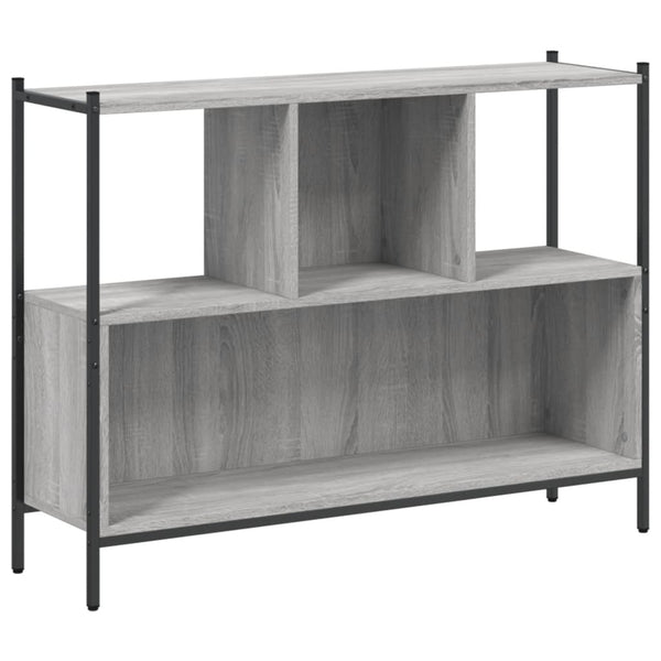 Bücherregal Grau Sonoma 102 cm