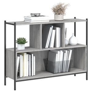 Bücherregal Grau Sonoma 102 cm