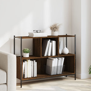Bücherregal Braun Eichenoptik 102 cm