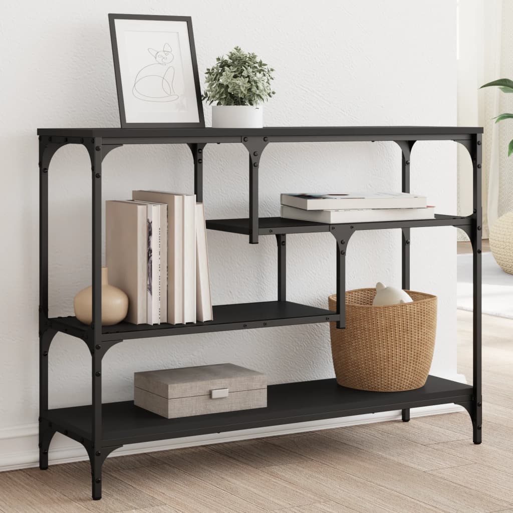 Schwarzer Konsolentisch 100 cm