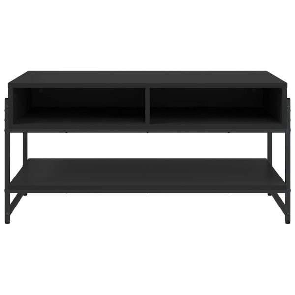Schwarzer Couchtisch 90x50 cm