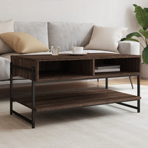 Couchtisch Braun Eiche 90x50 cm