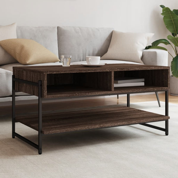 Couchtisch Braun Eiche 90x50 cm
