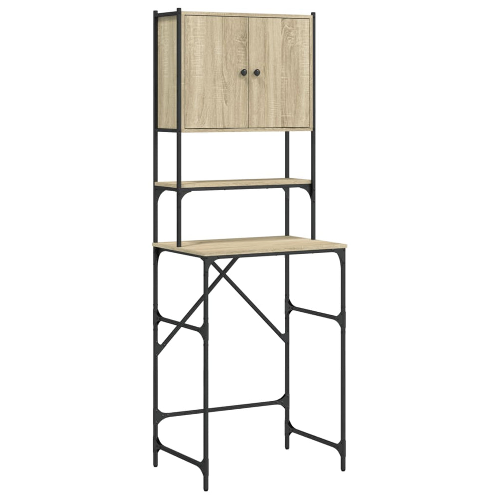 Waschmaschinenschrank Sonoma Eiche 68x48,5x194 cm