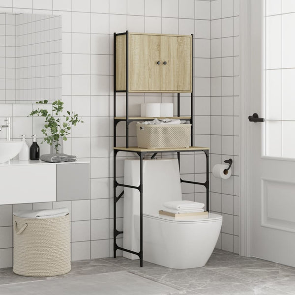 Waschmaschinenschrank Sonoma Eiche 68x48,5x194 cm