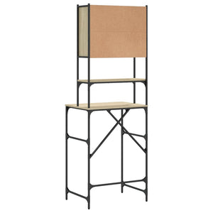Waschmaschinenschrank Sonoma Eiche 68x48,5x194 cm