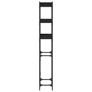 Waschmaschinenregal Schwarz 67x25x163 cm