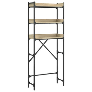 Waschmaschinenregal Sonoma Eiche 67x25x163 cm