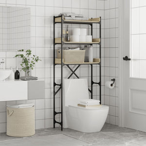 Waschmaschinenregal Sonoma Eiche 67x25x163 cm
