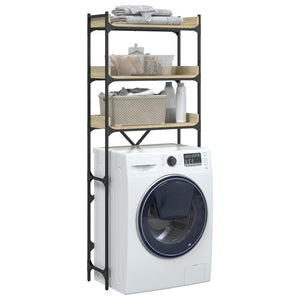 Waschmaschinenregal Sonoma Eiche 67x25x163 cm