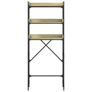 Waschmaschinenregal Sonoma Eiche 67x25x163 cm