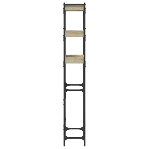 Waschmaschinenregal Sonoma Eiche 67x25x163 cm