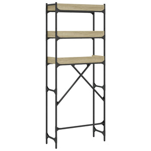 Waschmaschinenregal Sonoma Eiche 67x25x163 cm
