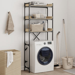 Waschmaschinenregal Sonoma Eiche 67x25x163 cm
