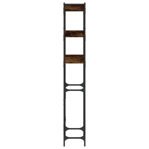 Waschmaschinenregal Räuchereiche 67x25x163 cm