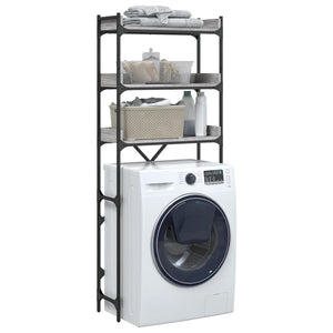 Waschmaschinenregal Grau Sonoma 67x25x163 cm