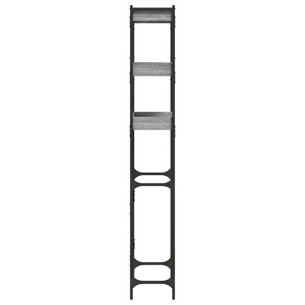 Waschmaschinenregal Grau Sonoma 67x25x163 cm
