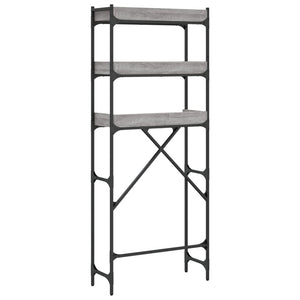 Waschmaschinenregal Grau Sonoma 67x25x163 cm