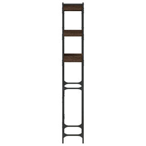 Waschmaschinenregal Braun Eichenoptik 67x25x163cm