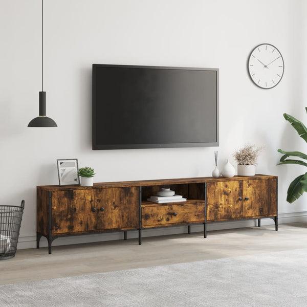 TV-Schrank Räuchereiche 200cm mit Schublade