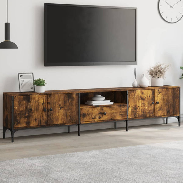 TV-Schrank Räuchereiche 200cm mit Schublade