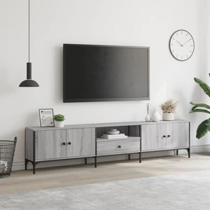 TV-Schrank Grau Sonoma 200 cm mit Schublade