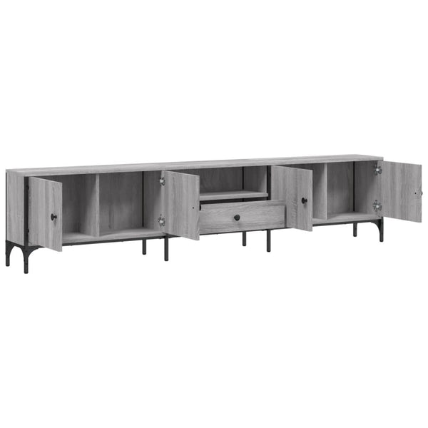 TV-Schrank Grau Sonoma 200 cm mit Schublade