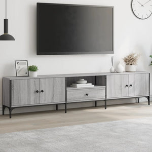TV-Schrank Grau Sonoma 200 cm mit Schublade