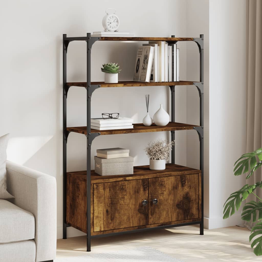 Bücherregal Räuchereiche, 3 Fächer