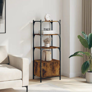 Bücherregal Räuchereiche 3 Böden 109,5 cm