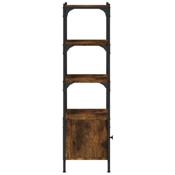 Bücherregal Räuchereiche 3 Böden 109,5 cm