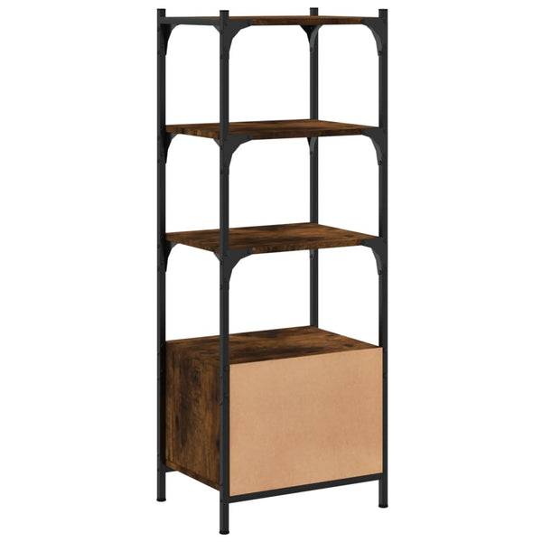 Bücherregal Räuchereiche 3 Böden 109,5 cm