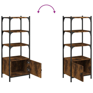 Bücherregal Räuchereiche 3 Böden 109,5 cm