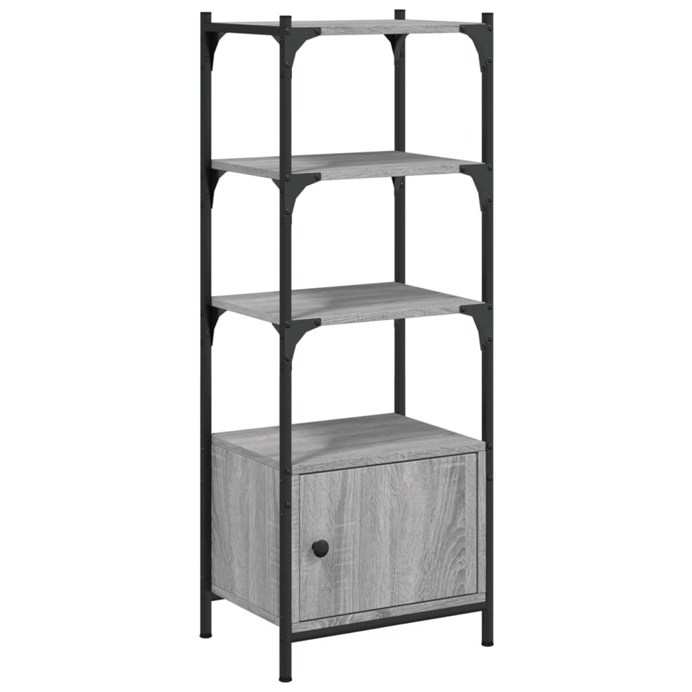 vidaXL Étagère à 3 niveaux gris sonoma 41x30x109,5 cm en bois d'ingénierie
