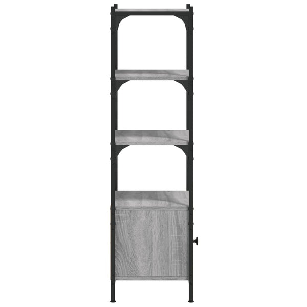 Bücherregal Grau Sonoma 41x30x109,5 cm
