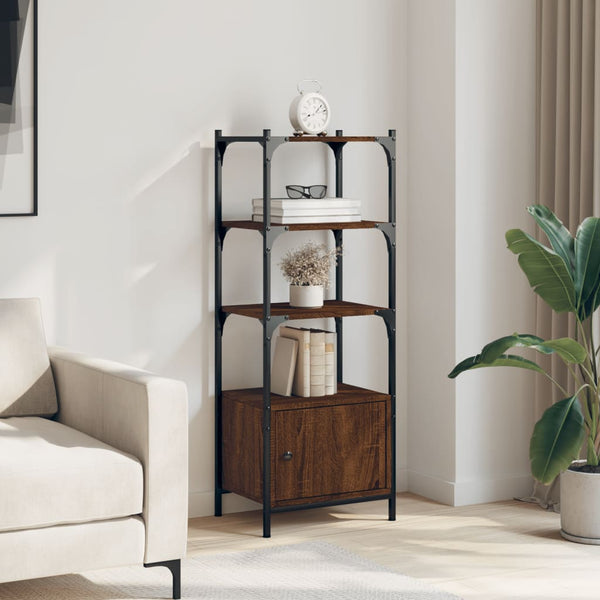 Bücherregal Braun Eichen-Optik 3 Böden