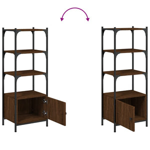 Bücherregal Braun Eichen-Optik 3 Böden