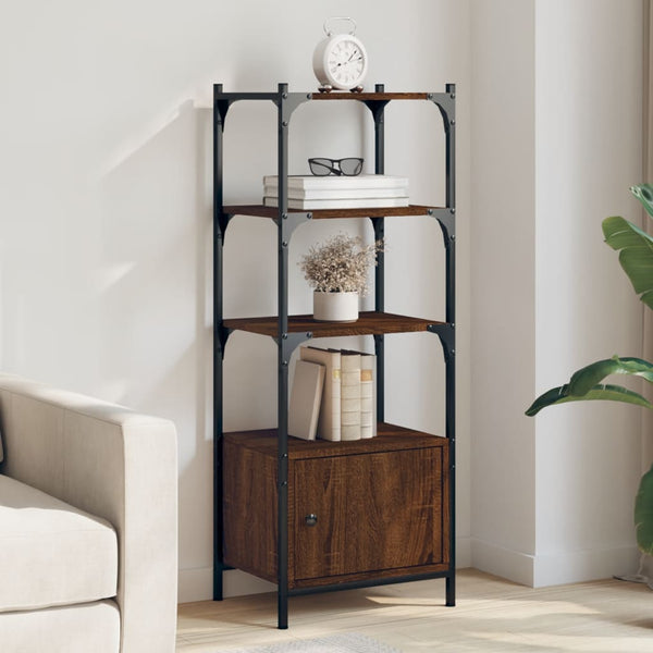 Bücherregal Braun Eichen-Optik 3 Böden