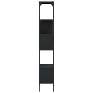 Bücherregal Schwarz mit 5 Böden