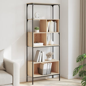 Bücherregal Sonoma Eiche 5 Böden