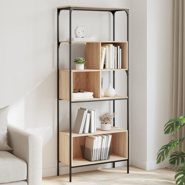Bücherregal Sonoma Eiche 5 Böden
