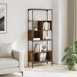 Bücherregal Räuchereiche 5 Böden 188,5cm