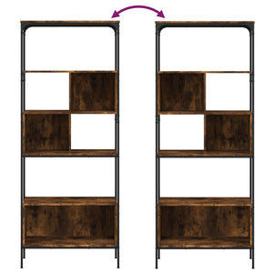 Bücherregal Räuchereiche 5 Böden 188,5cm
