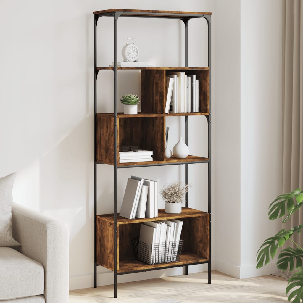 Bücherregal Räuchereiche 5 Böden 188,5cm