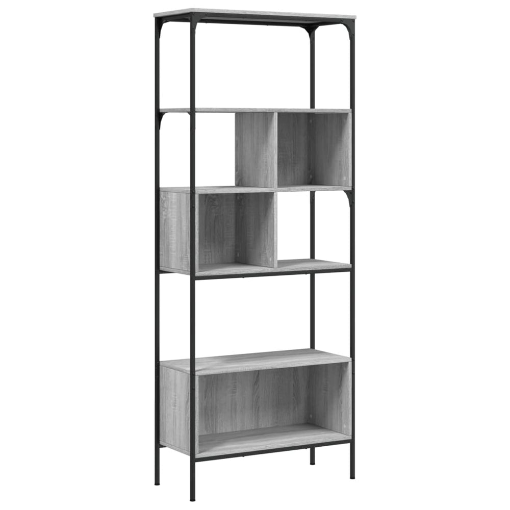 vidaXL Étagère à 5 niveaux Gris Sonoma 76x33x188,5 cm Bois d'ingénierie