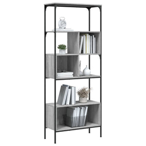 vidaXL Étagère à 5 niveaux Gris Sonoma 76x33x188,5 cm Bois d'ingénierie