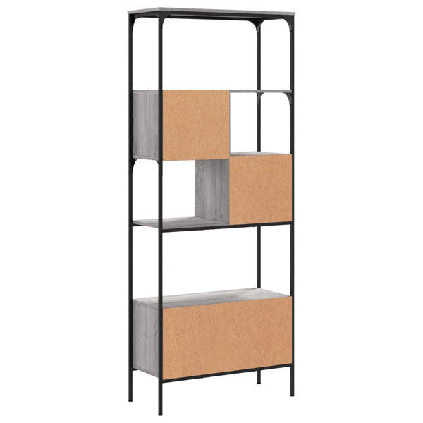 vidaXL Étagère à 5 niveaux Gris Sonoma 76x33x188,5 cm Bois d'ingénierie