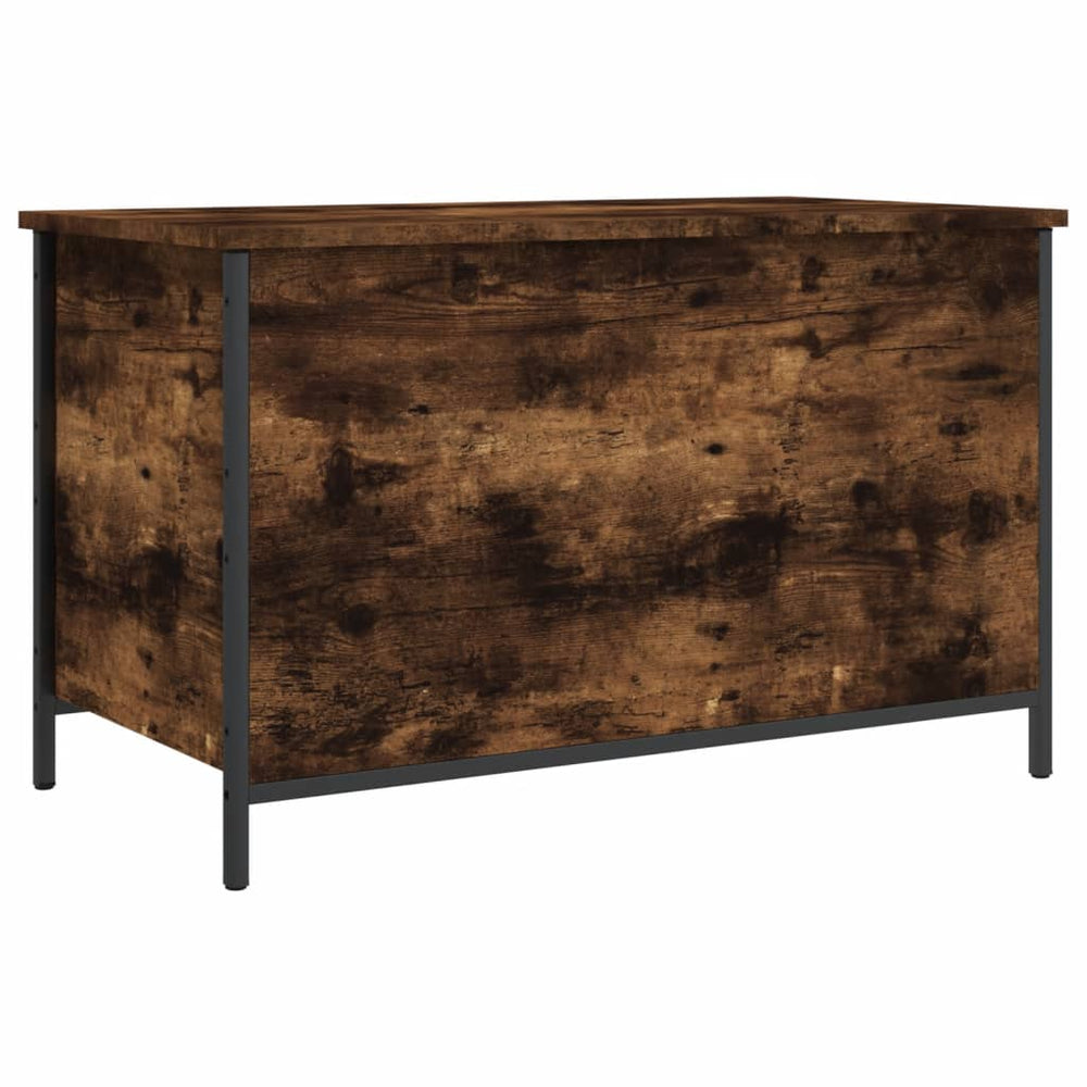 Sitzbank Räuchereiche mit Stauraum 80 cm