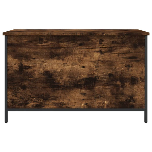 Sitzbank Räuchereiche mit Stauraum 80 cm